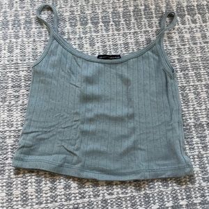 Brandy Melville green cropped Tank.